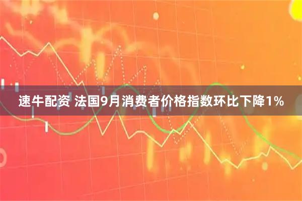 速牛配资 法国9月消费者价格指数环比下降1%